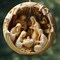 Kitcheniva 2D Wooden Vintage Birth of Jesus Nativity Scene Christmas Ornaments